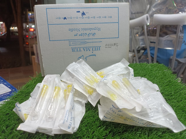 سر سوزن مزوتراپی گیج 30 طول 4 میلی متر حلما