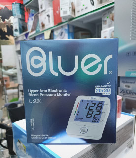 فشارسنج دیجیتال بازویی سخنگو بلوئر مدل Bluer U80K با آداپتور اصلی و گارانتی ۴۰ ماهه