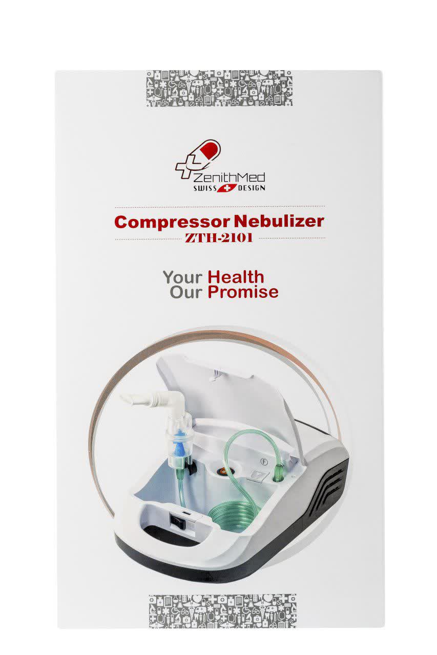 نبولایزر کمپرسوری حرفه‌ای زنیت مد مدل ZTH-2101 | Zenithmed Compressor Nebulizer